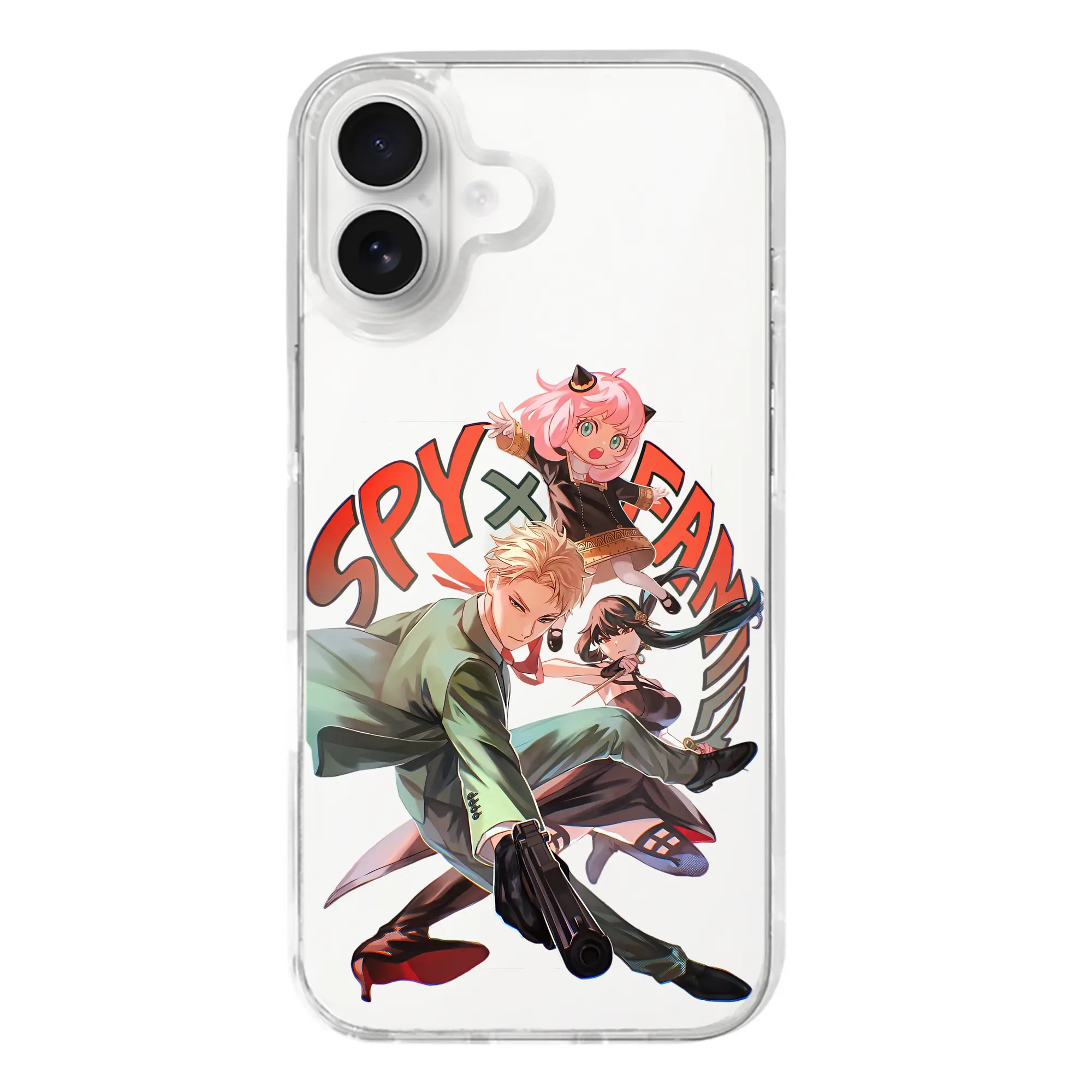 スパイファミリー グッズ,ロイド・フォージャー（Loid Forger） - iPhone 17シリーズ 透明スマホケース – 薄型・耐衝撃・精密フィット保護カバー